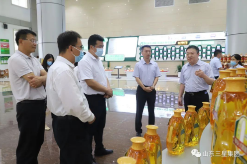 濱州市農業(yè)農村局來(lái)山東三星集團開(kāi)展農產(chǎn)品加工業(yè)遍訪(fǎng)活動(dòng)