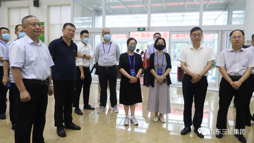 山東省國際貿易和投資顧問(wèn)齊魯沿黃城市行顧問(wèn)團來(lái)山東三星集團考察