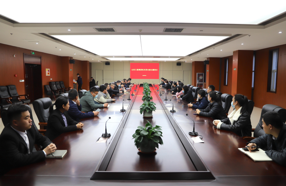 山東三星集團黨總支召開(kāi)主題黨日活動(dòng) 推選入黨積極分子