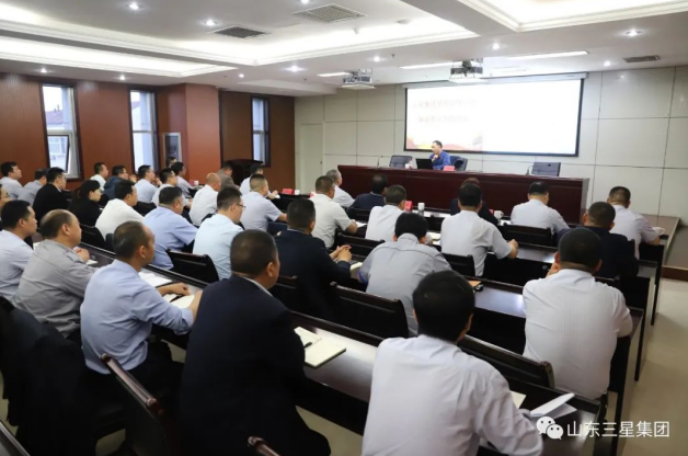 山東三星集團組織開(kāi)展廉潔教育專(zhuān)題黨課